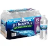 Bottled Water<Ice Mountain 100% Natural Spring Water, Regular Flavor, 33.8 oz. Plastic Bottles, 15/Carton (11475325)