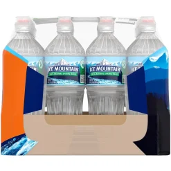 Bottled Water<Ice Mountain 100% Natural Spring Water, Regular Flavor, 700ml Bottles with Sport Cap, 24/Carton (12087164)