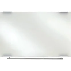 Online Clarity Glass Dry-Erase Whiteboard, 5' x 3' (31150) Dry Erase