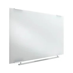 Online Clarity Glass Dry-Erase Whiteboard, 5' x 3' (31150) Dry Erase