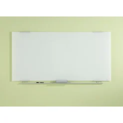 Online Clarity Glass Dry-Erase Whiteboard, 6' x 3' (31160) Dry Erase
