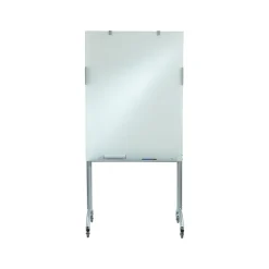 Clarity Mobile Presentation Display Easel, Silver Steel (31100) Dry Erase
