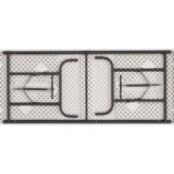 Sale IndestrucTable TOO™ 1200 Series Rectangular Folding Table, Platinum, 29"H x 60"W x 30"D Folding Tables