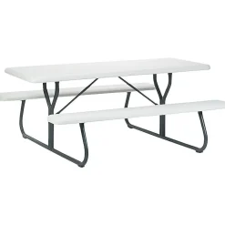 Sale IndestrucTable TOO 1200 Series Picnic Table, Platinum (65923) Folding Tables
