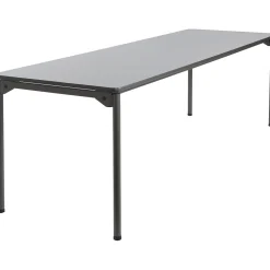Sale Maxx Legroom Rectangular Folding Table, Gray, 29 1/2"H x 96"W x 30"D Folding Tables
