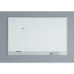 Online Polarity Steel Dry-Erase Whiteboard, Aluminum Frame, 6' x 4' (31260) Dry Erase
