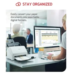 Desktop Scanners<Canon imageFORMULA R30 USB Duplex Document Scanner, White (6051C002)