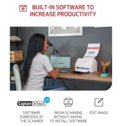 Desktop Scanners<Canon imageFORMULA R30 USB Duplex Document Scanner, White (6051C002)