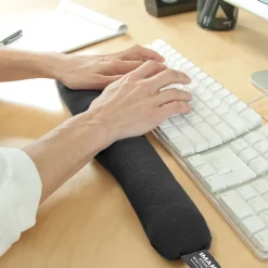 IMAK Cushion Keyboard Ergobeads Wrist Rest, Non-Skid Base, Black (A10160)* Ergonomic Wrist Rests