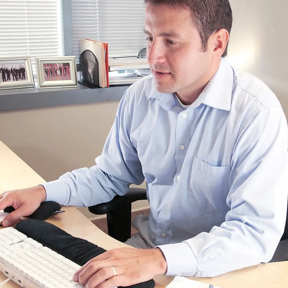 IMAK Cushion Keyboard Ergobeads Wrist Rest, Black (A10173)* Ergonomic Wrist Rests