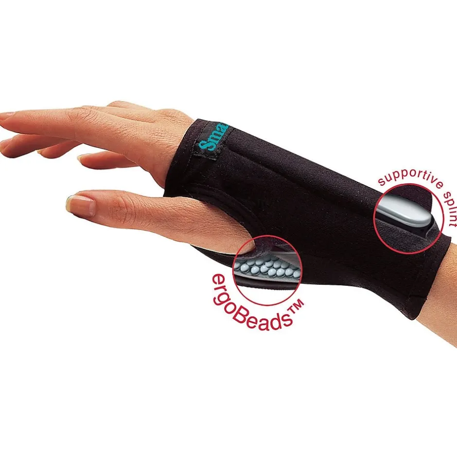 IMAK ergoBead SmartGlove Wrist Support, Medium, Black (A20126)* Ergonomic Wrist Rests