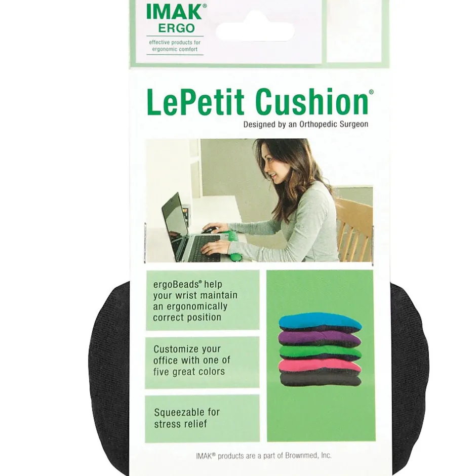 IMAK Le Petit Ergobeads Non-Skid Wrist Rests, Black (A20212)* Ergonomic Wrist Rests