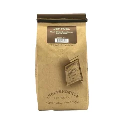 Coffee<Independence Coffee Co. Jet Fuel Whole-Bean Coffee Packet, Dark Roast, 24 oz., 4/Carton (JFX.WB-96ozcs)