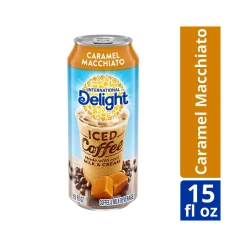 Coffee<International Delight Iced Caramel Macchiato Coffee, 15 fl. oz., 12/Carton (157668)