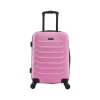 InUSA Endurance 20" Hardside Carry-On Suitcase, 4-Wheeled Spinner, Pink (IUEND00S-PNK)