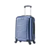 InUSA Pilot 20" Hardside Carry-On Suitcase, 4-Wheeled Spinner, Blue (IUPIL00S-BLU)