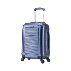 InUSA Pilot 20" Hardside Carry-On Suitcase, 4-Wheeled Spinner, Blue (IUPIL00S-BLU)