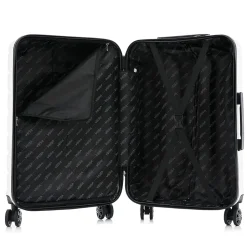 InUSA Trend 3-Piece Hardside Spinner Luggage Set, White (IUTRESML-WHI)