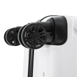 InUSA Trend 3-Piece Hardside Spinner Luggage Set, White (IUTRESML-WHI)