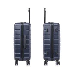 InUSA Trend 3-Piece Hardside Spinner Luggage Set, Blue (IUTRESML-BLU)