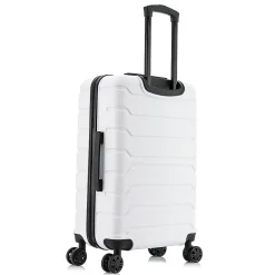 InUSA Trend 2-Piece Hardside Spinner Luggage Set, (IUTRE0SM-WHI)