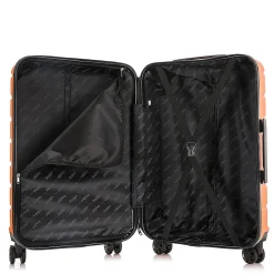 InUSA Trend 2-Piece Hardside Spinner Luggage Set, (IUTRE0SM-ORA)