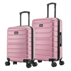 InUSA Trend 2-Piece Hardside Spinner Luggage Set, (IUTRE0SM-ROS)