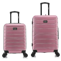 InUSA Trend 2-Piece Hardside Spinner Luggage Set, (IUTRE0SM-ROS)