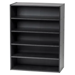 Clearance 31.51" 5-Shelf Bookcase, Black (596985) Bookcases