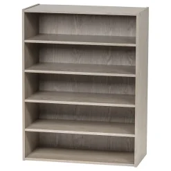 31.51" 5-Shelf Bookcase, Gray (596987) Bookcases