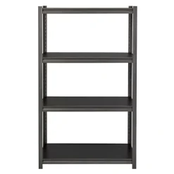 Best 3200 Concealed Rivet 4-Shelf Metal Stand Alone Shelving Unit, 36" W, Gray (20995) Shelving