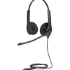 jabra BIZ 1500 Duo QD GSA Stereo Wired Headset, Over-the-head, Black (GSA1519-0157)* Headsets