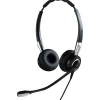 jabra BIZ 2400 II Noise Canceling Stereo Headset Microphone, Over-the-Head, Black (2489-820-209)* Headsets