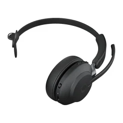 jabra Evolve2 65 MS Mono Wireless Noise Canceling Headset, Over-the-Head, Black (26599-899-989)* Headsets