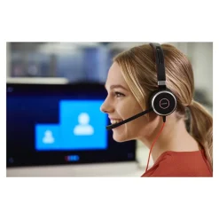 jabra Evolve 40 Noise Canceling Stereo Headset, USB-C, UC Certified, Black (6399-829-289)* Headsets