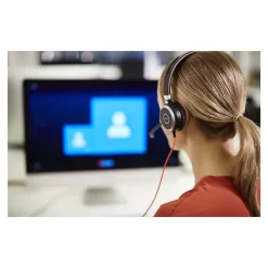 jabra Evolve 40 Noise Canceling Stereo Headset, USB-C, UC Certified, Black (6399-829-289)* Headsets