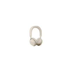 jabra Evolve2 75 Wireless Noise Canceling Bluetooth Stereo Mobile On Ear Headset, Beige (27599-989-898)* Headsets