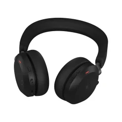 jabra Evolve2 75 Wireless Noise Canceling Bluetooth Stereo Mobile On Ear Headset, USB-C (27599-989-889)* Headsets