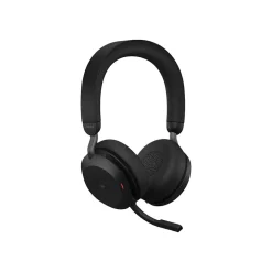 jabra Evolve2 75 Wireless Noise Canceling Bluetooth Stereo Mobile On Ear Headset, USB-A, Black (27599-989-989)* Headsets