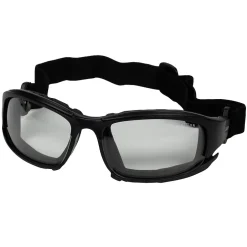 Eye Protection<Kimberly-Clark Jackson Safety Calico Safety Eyewear V50, Clear Anti-Fog Lens with Interchangeable Temples and Head Strap, 1 Pair