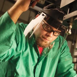 Eye Protection<HellRaiser Jackson Safety® Eyewear, V40 ®, Clear Anti-Fog Lense, Black Frame