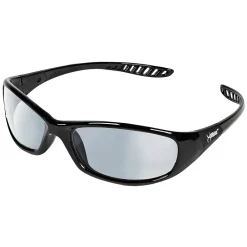 Eye Protection<HellRaiser Jackson Safety® Glasses, V40 ®, Indoor/Outdoor Lens, Black Frame