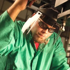 Eye Protection<HellRaiser Jackson Safety® Glasses, V40 ®, Indoor/Outdoor Lens, Black Frame