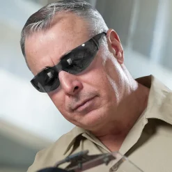 Eye Protection<Jackson Safety ® V10 Element Safety Glasses, Black Frame, Smoke Lens