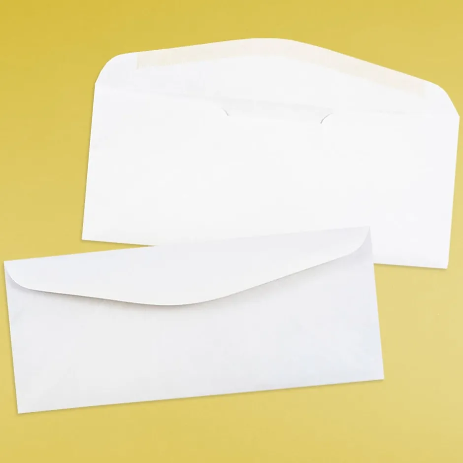 JAM Paper #12 Business Commercial Envelope, 4 3/4" x 6 1/2", White, 500/Box (45195H)* Business
