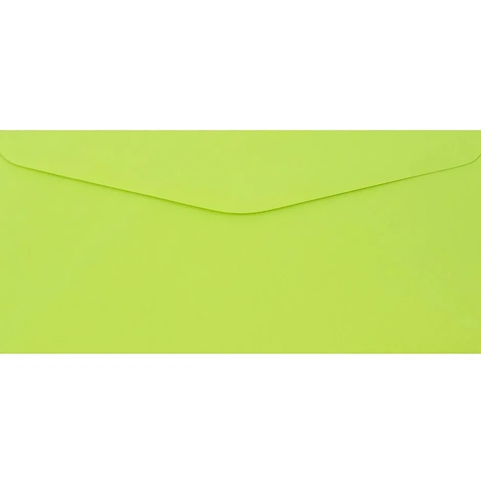 JAM Paper #9 Business Envelope, 3 7/8" x 8 7/8", Ultra Lime Green, 50/Pack (1532898I)* Business