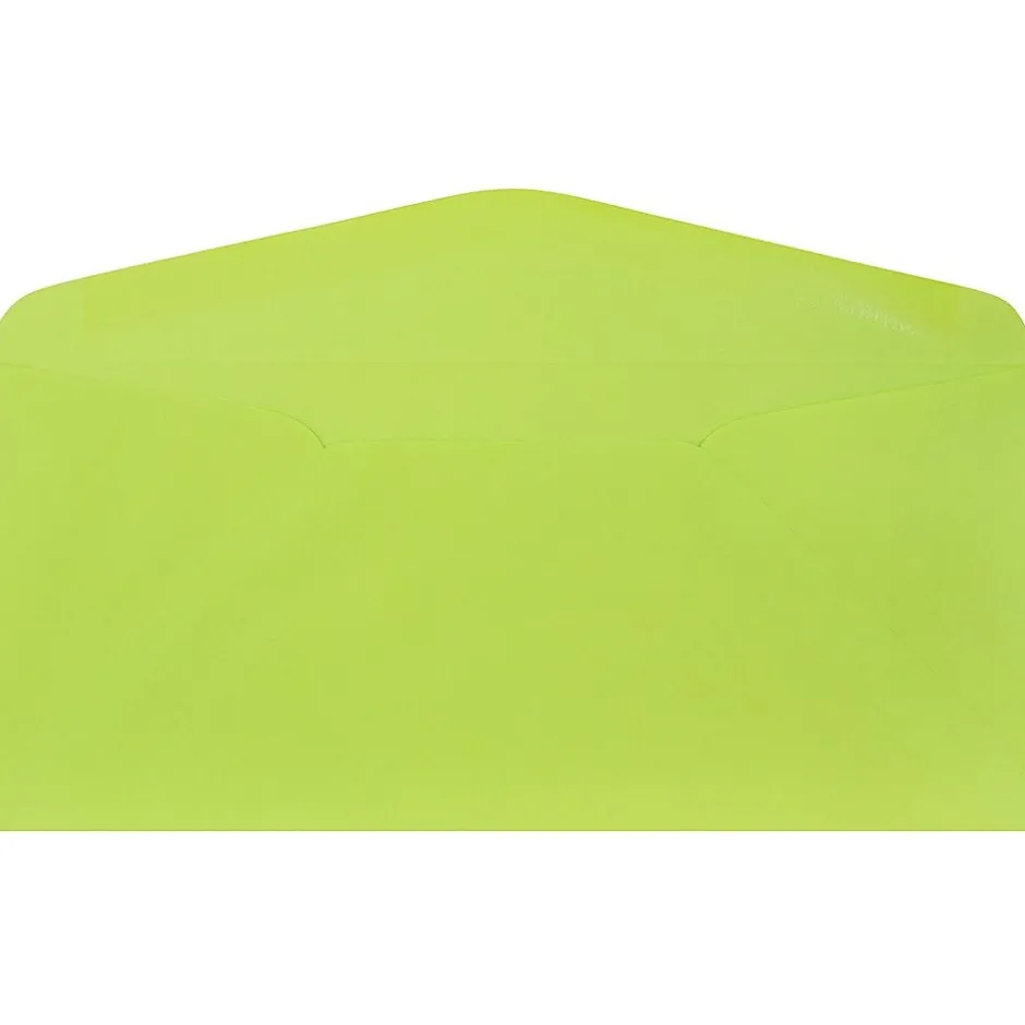 JAM Paper #9 Business Envelope, 3 7/8" x 8 7/8", Ultra Lime Green, 50/Pack (1532898I)* Business