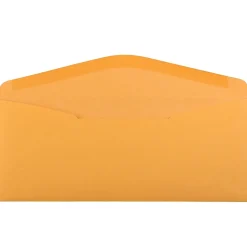 JAM Paper #11 Business Envelope, 4 1/2" x 10 3/8", Brown Kraft, 1000/Carton (01633180B)* Business