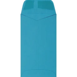 JAM Paper #6 Coin Business Colored Envelopes, 3.375 x 6, Blue Recycled, 25/Pack (356730559)* Business