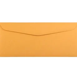 JAM Paper #12 Kraft Business Commercial Envelope, 4 3/4" x 11", Manila Brown Kraft, 50/Pack (80762I)* Business